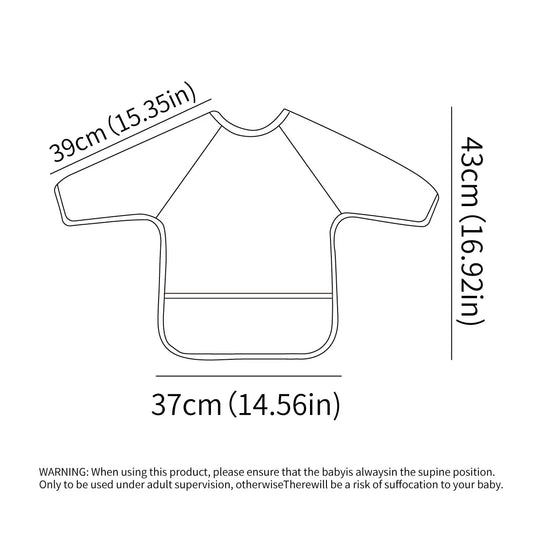 Waterproof Long Sleeve Bib