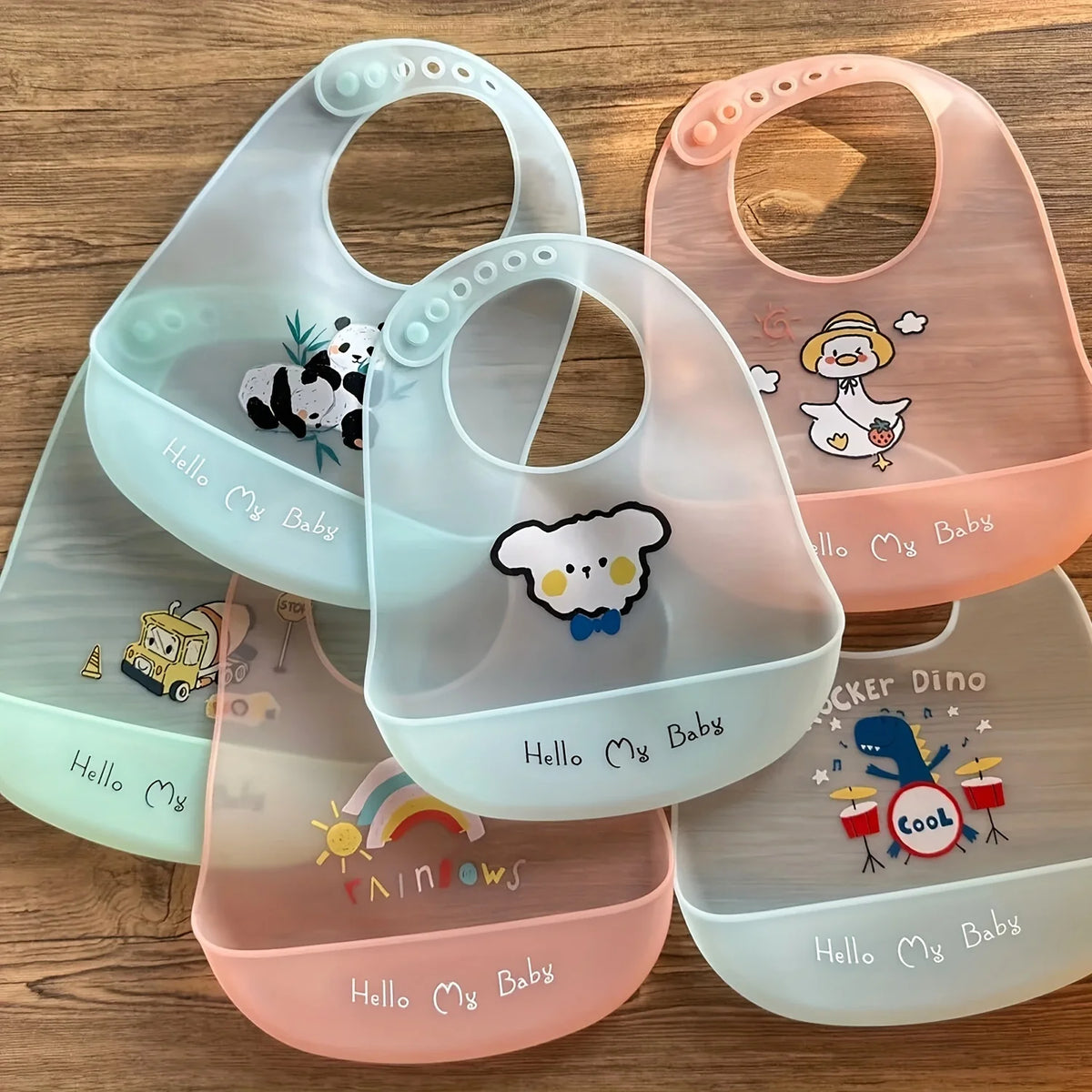 Cute Silicone Baby Bib