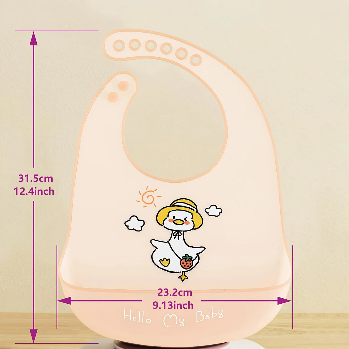 Cute Silicone Baby Bib