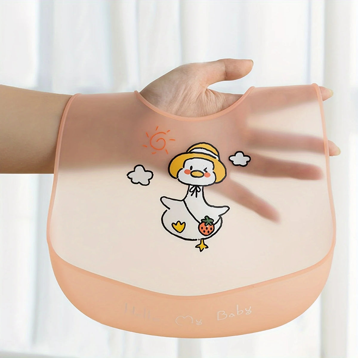 Cute Silicone Baby Bib