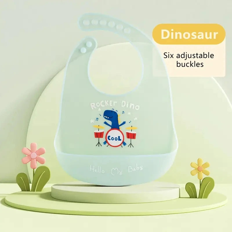 Cute Silicone Baby Bib