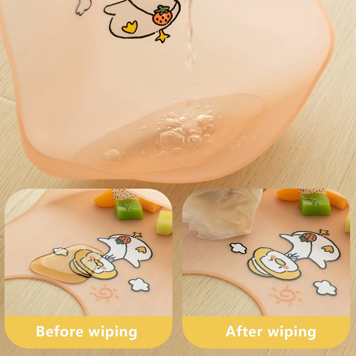 Cute Silicone Baby Bib
